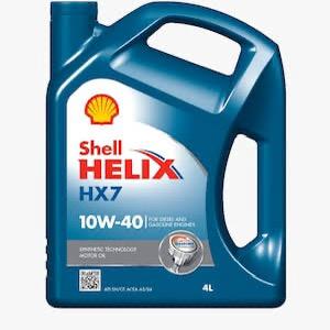 Shell Helix HX7 10w40 4L شل هيلكس HX7٤ لتر