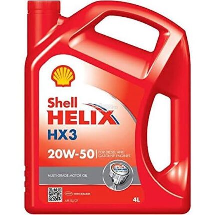 Shell Helix HX3 20w50 4L  شل هيلكس HX3 ٤ لتر