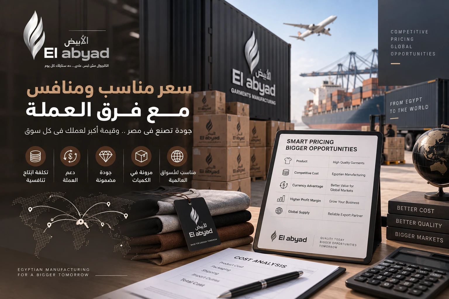كيف نقدم أسعارًا تنافسية في تصنيع الملابس للتصدير؟